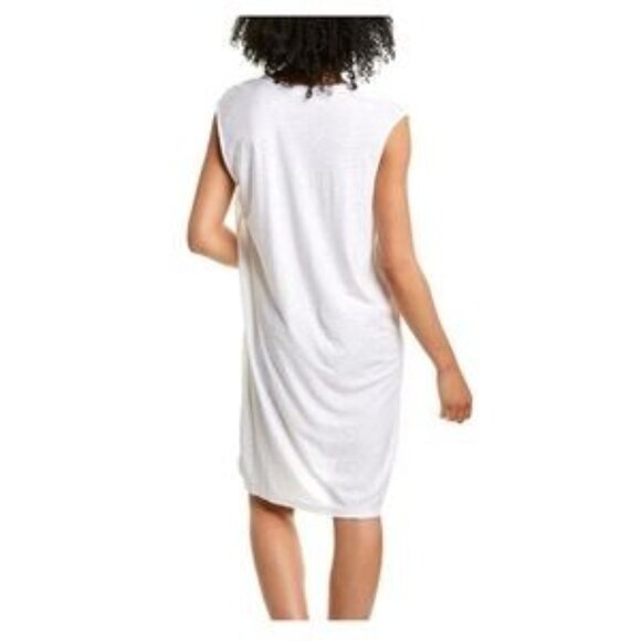 James Perse Dress V-Neck Shell Tank Dress Womens M White Casual Minimalist - Picture 2 of 4